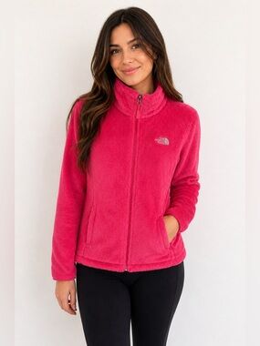The North Face Osito Fleece Jacket Women’s XS Pink Full Zip Soft Cozy